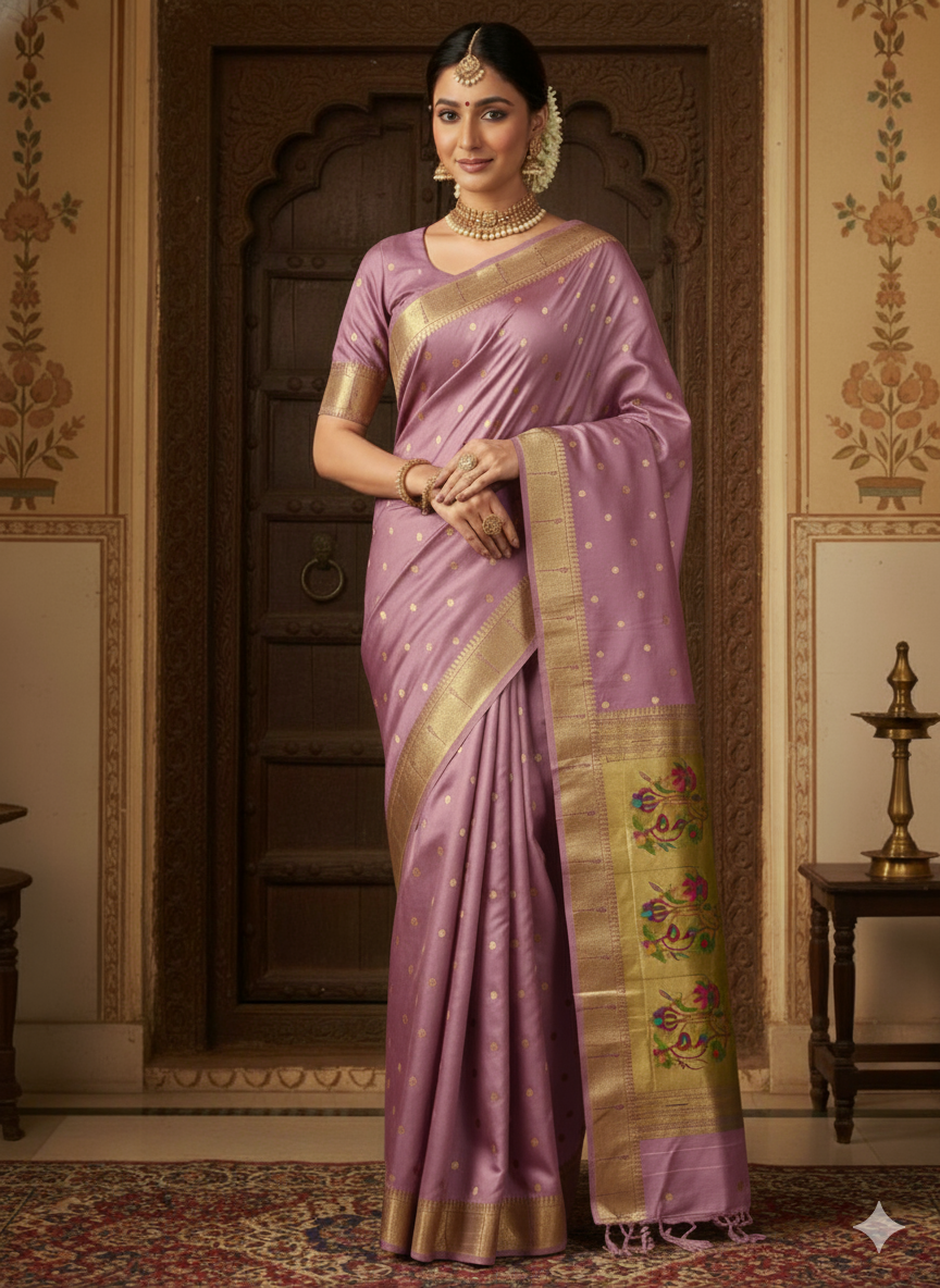 Gouri Muniya Paithani Saree