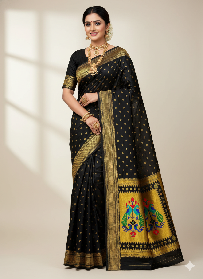 Bhoomi Kadiyal Paithani Saree