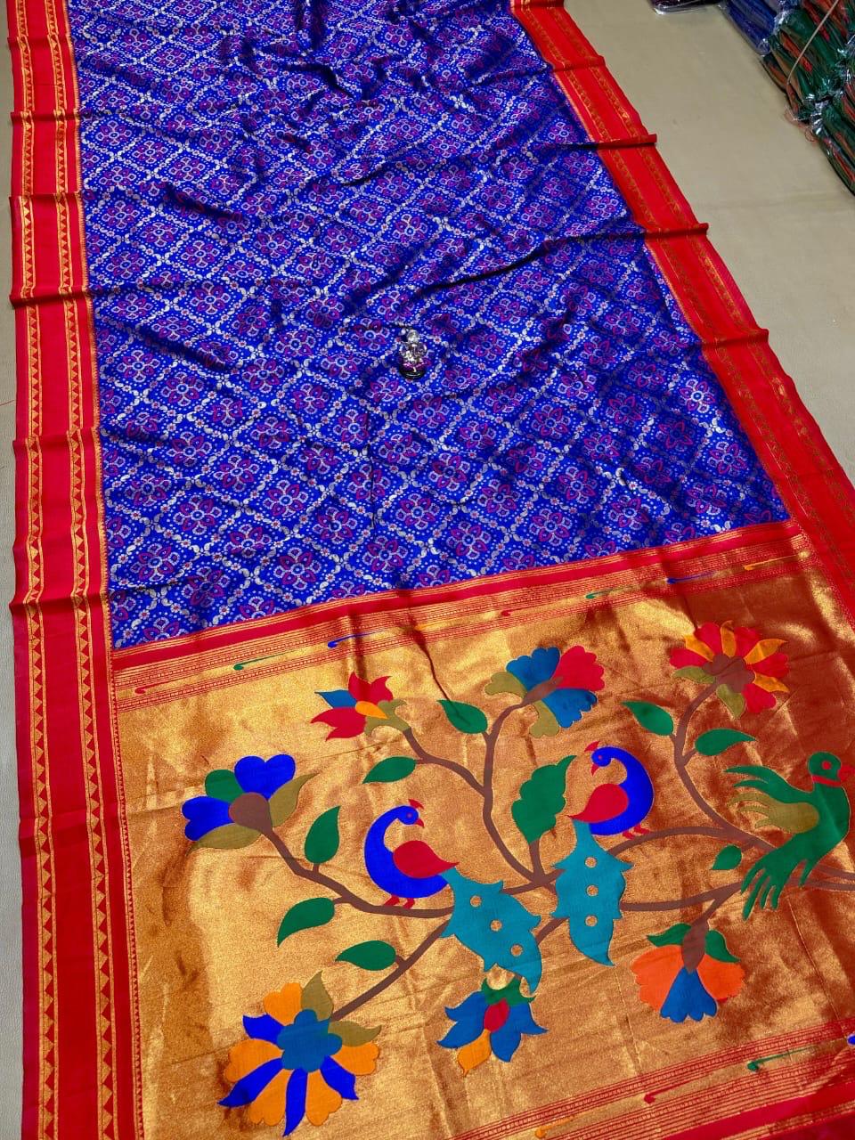 Paithani Vrutika Bandhani