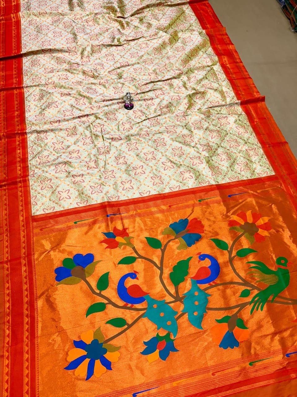 Paithani Vrutika Bandhani