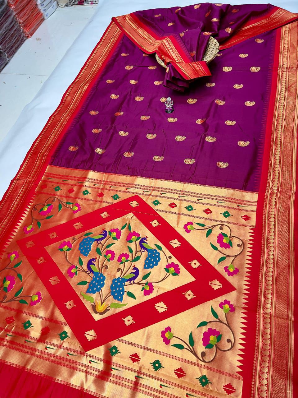 Ananya Peacock Paithani Saree