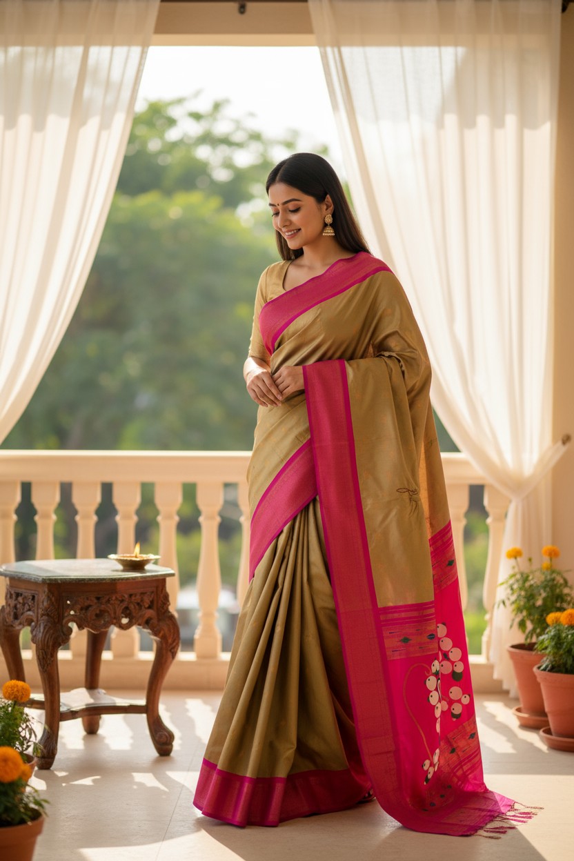 Paithani Chandrakor Nath