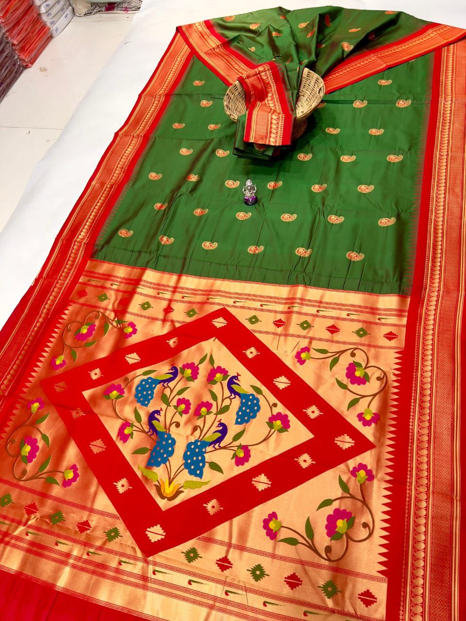 Ananya Peacock Paithani Saree