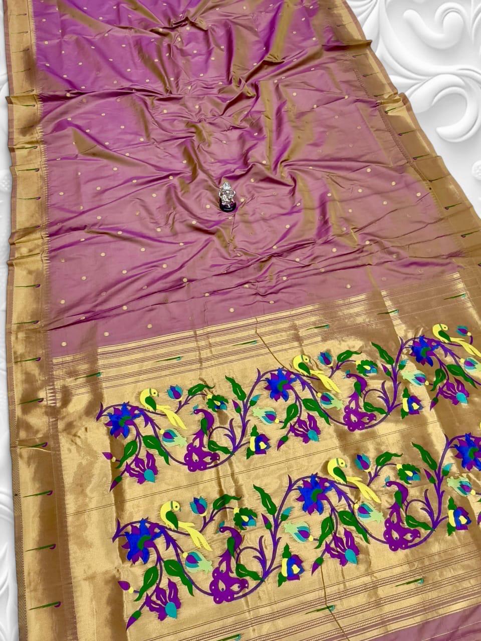 Gouri Muniya Paithani Saree