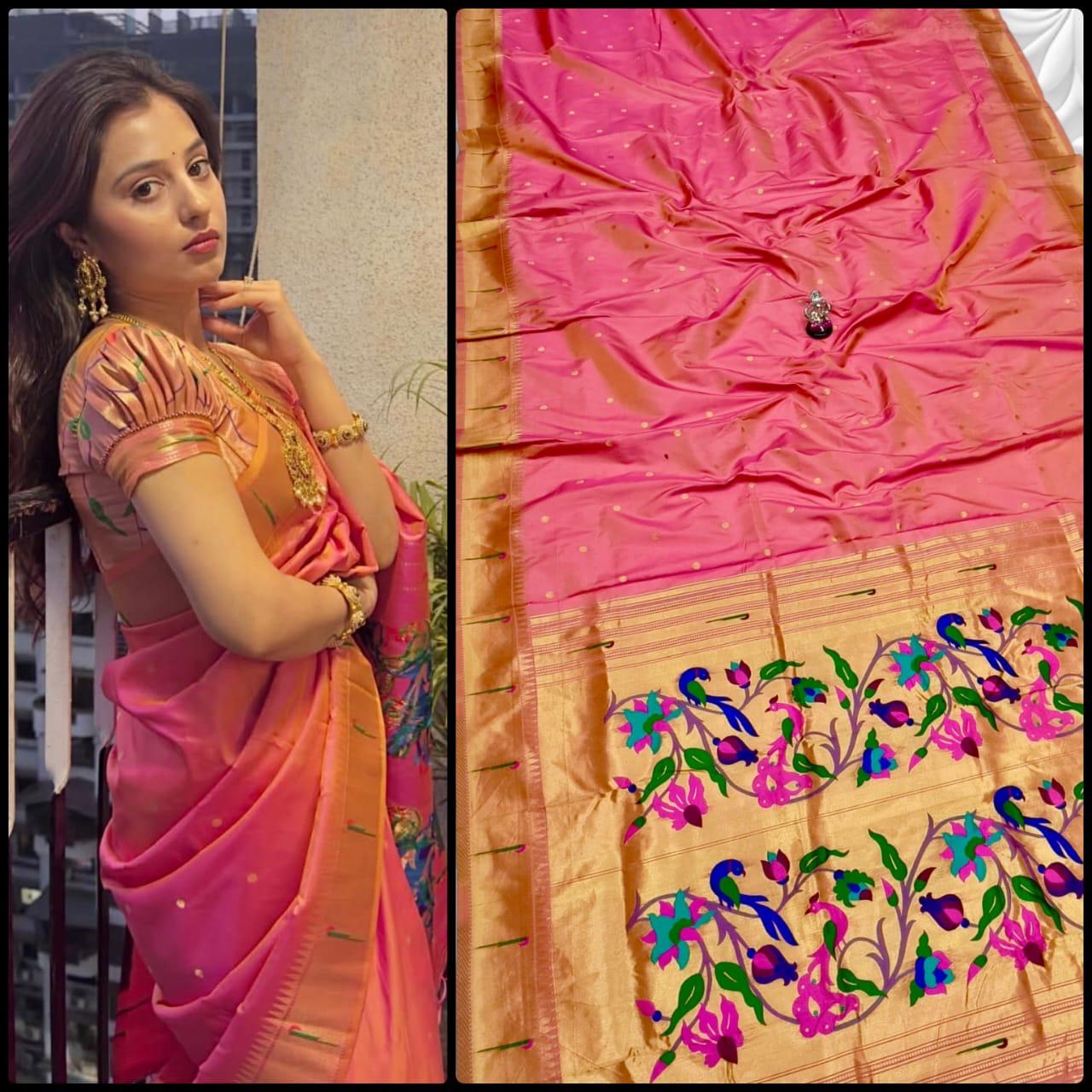 Gouri Muniya Paithani Saree