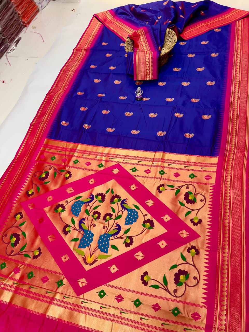 Ananya Peacock Paithani Saree