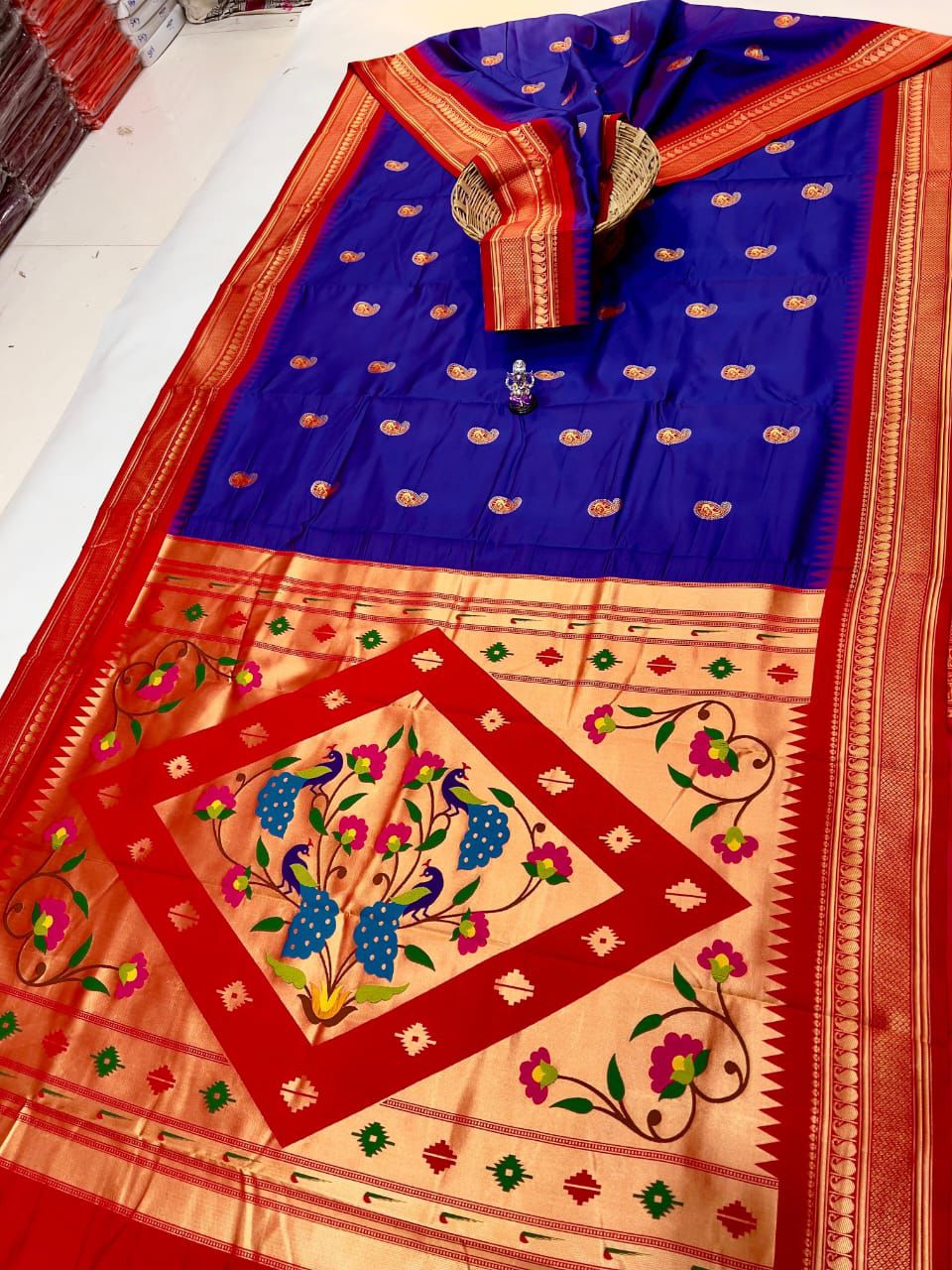 Ananya Peacock Paithani Saree