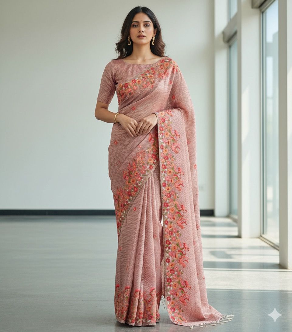 Kota Cotton Silk Embroidery