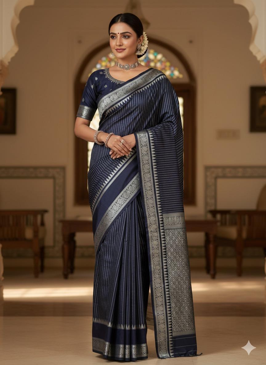 Gadwal Semi Pattu Saree