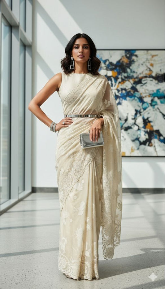 Beautiful Organza Silk Saree