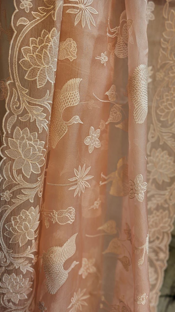 Beautiful Organza Silk Saree