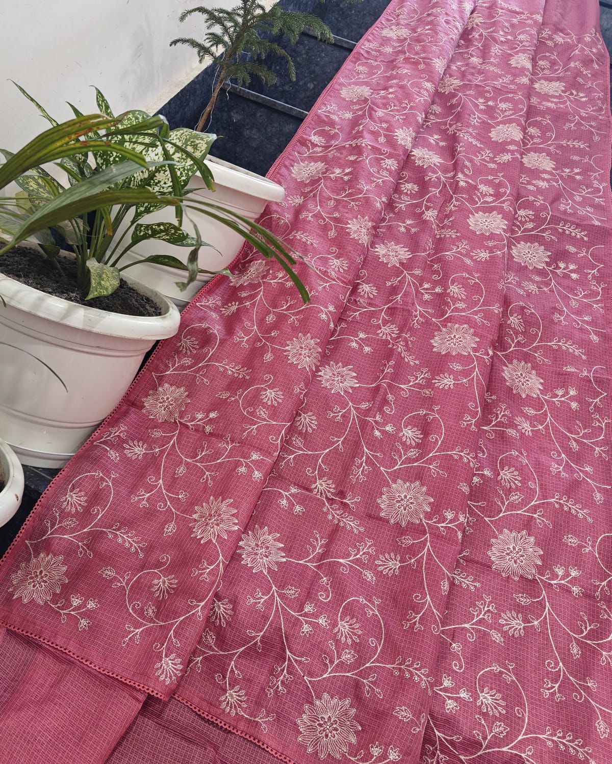 soft kota doria saree