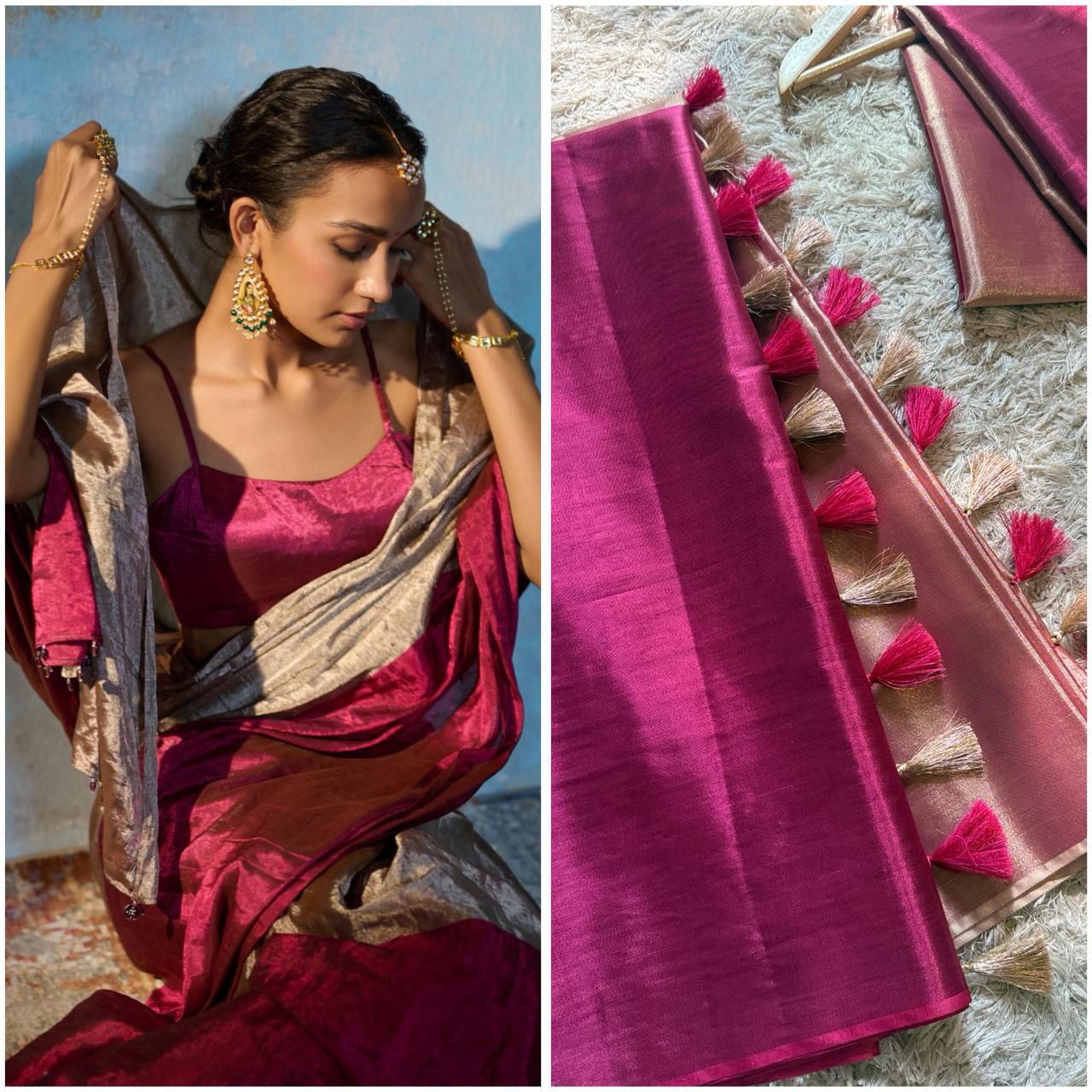 Banarasi Katan Tissue Silk Saree