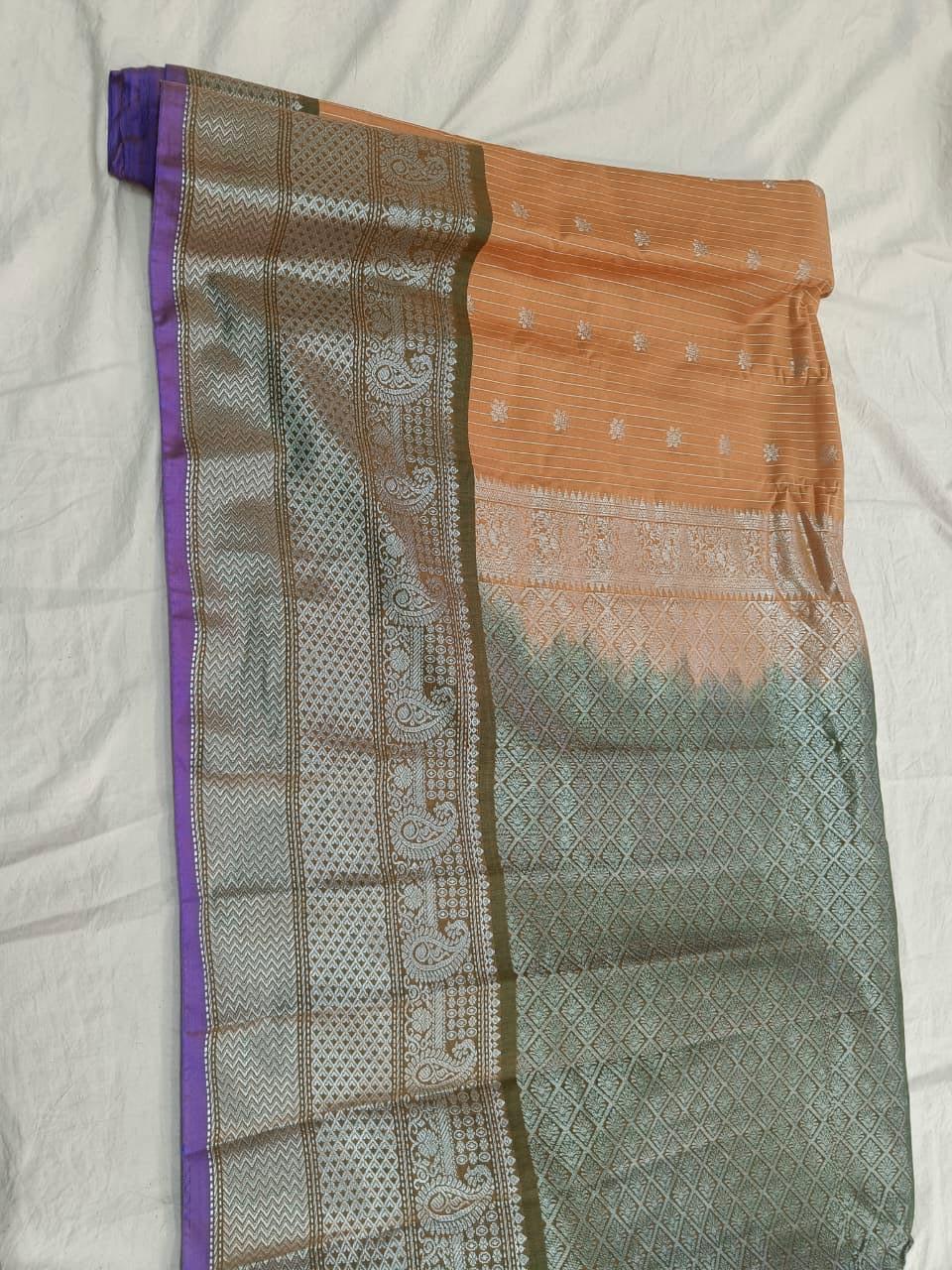 Gadwal Semi Pattu Saree