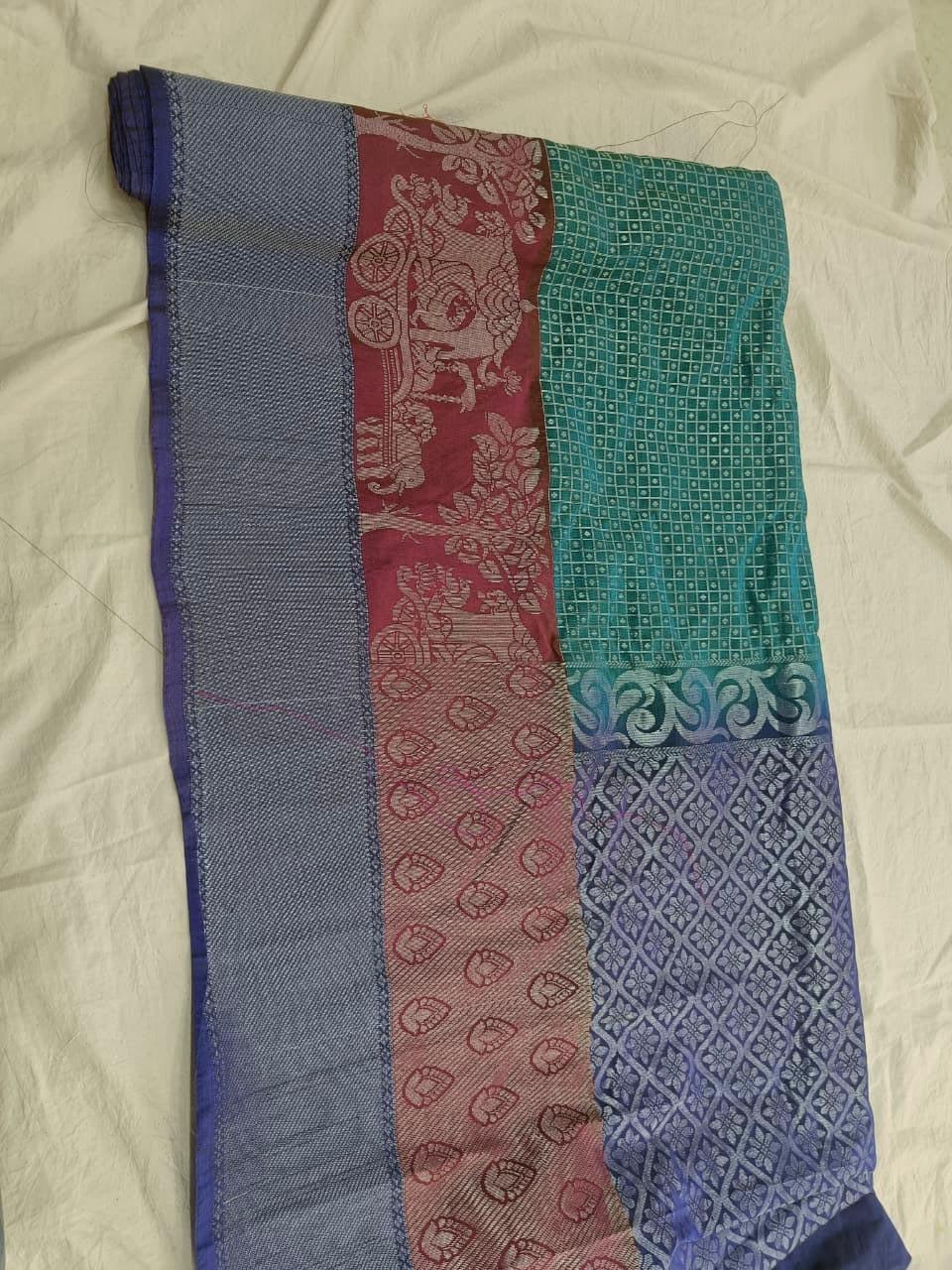 Gadwal Semi Pattu Saree