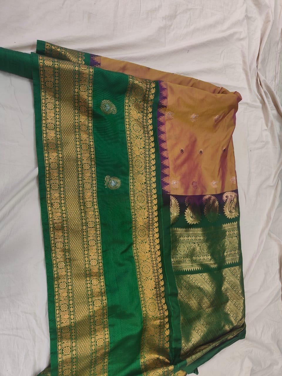 Gadwal Semi Pattu Saree