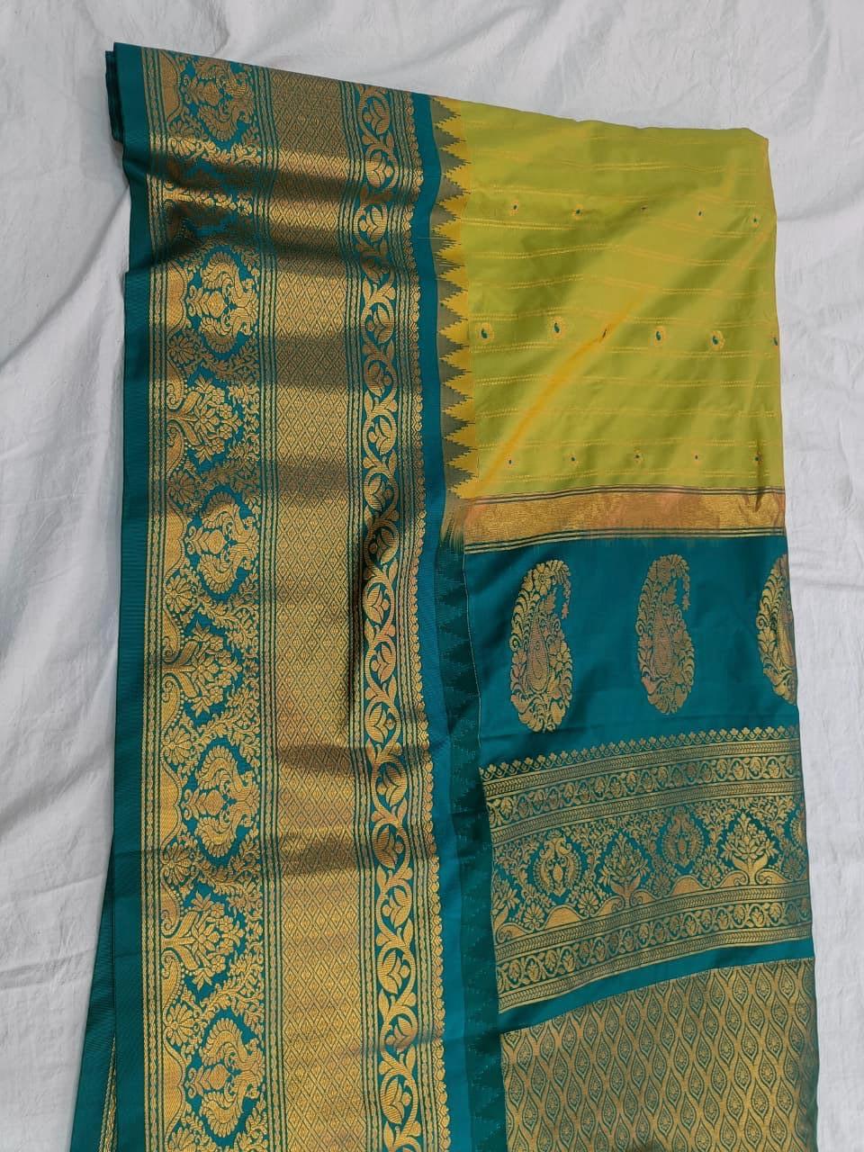Gadwal Semi Pattu Saree