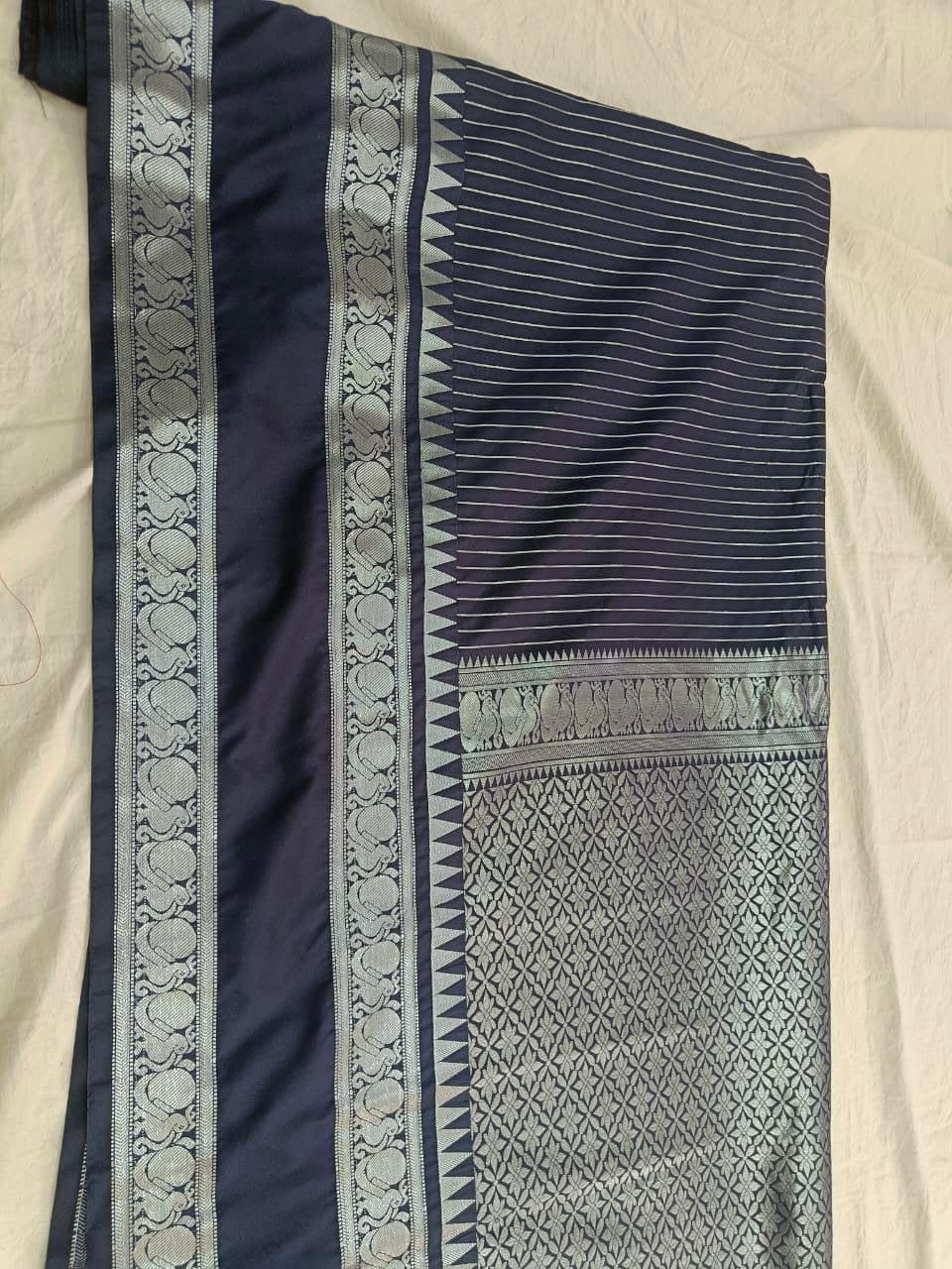 Gadwal Semi Pattu Saree
