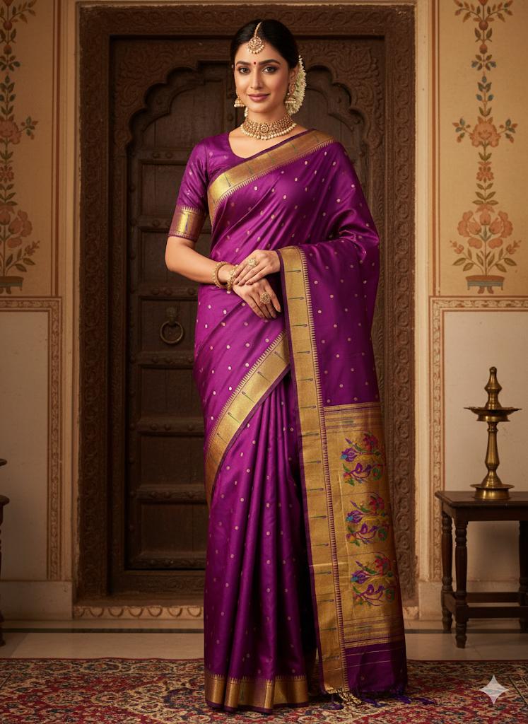 Gouri Muniya Paithani Saree