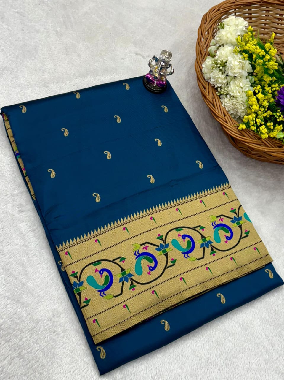 Ring Peacock Saree