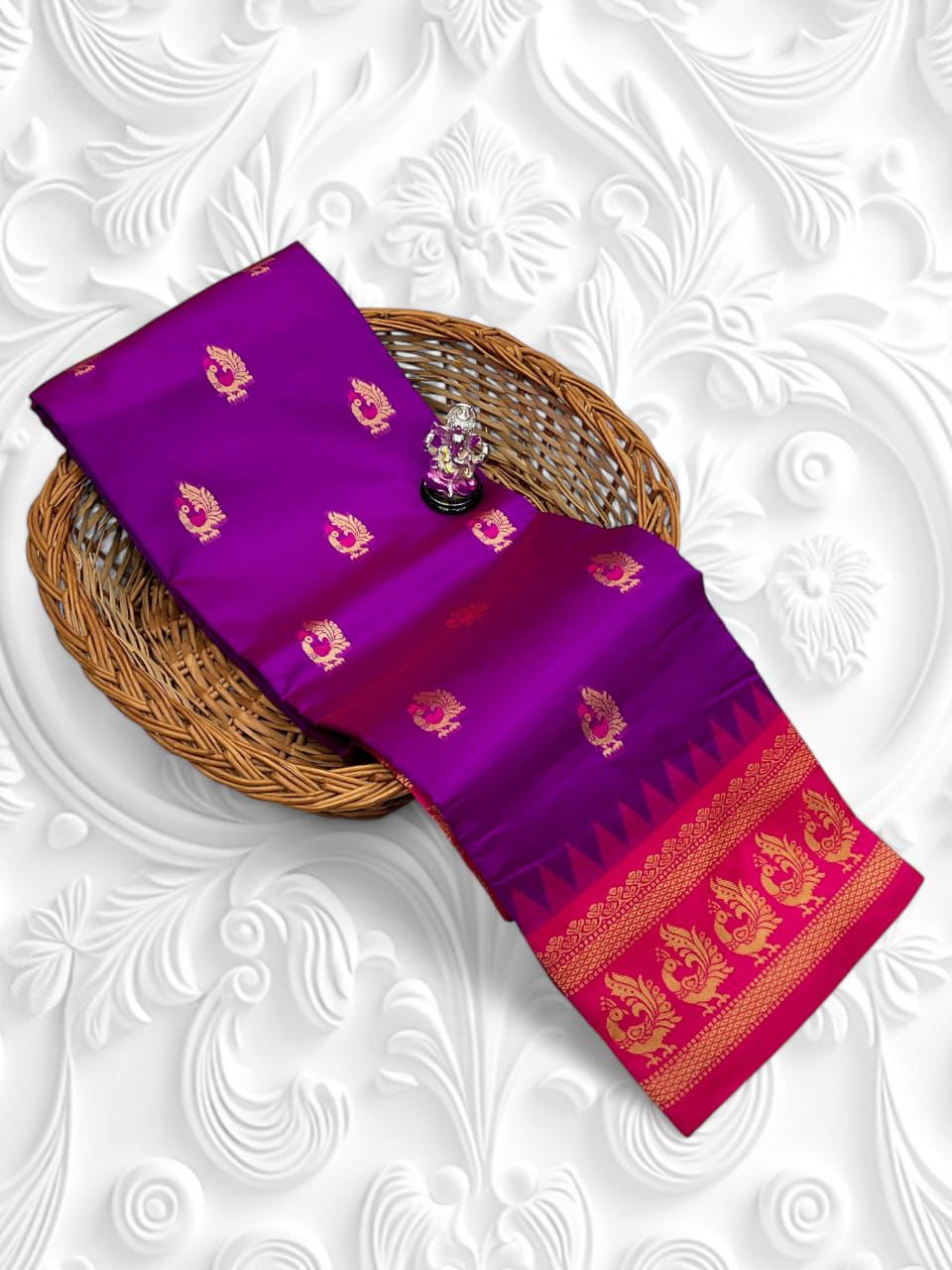 Gouri Gadwal Paithani Saree
