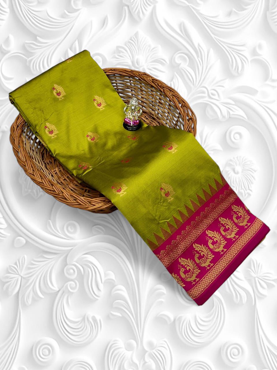 Gouri Gadwal Paithani Saree