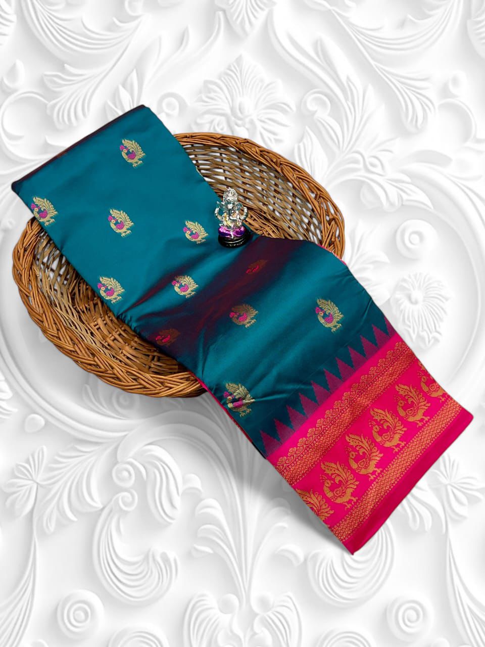 Gouri Gadwal Paithani Saree