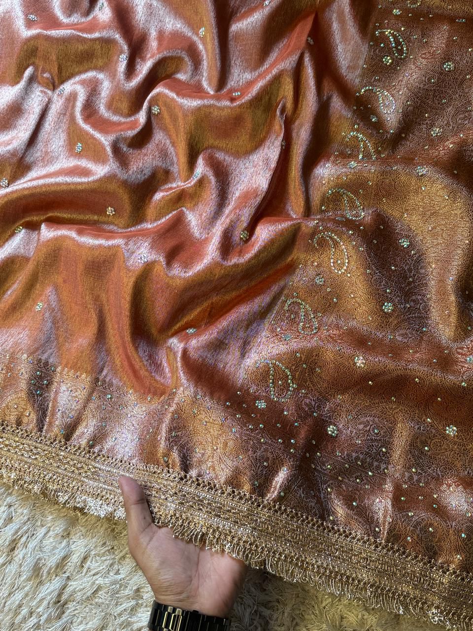 Banarasi Katan Tissue Silk Saree