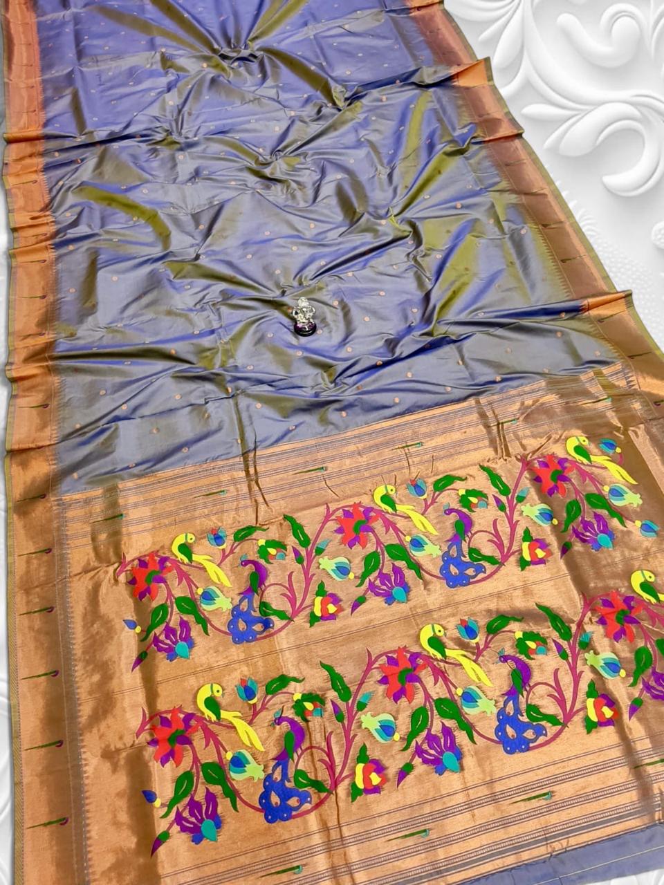 Gouri Muniya Paithani Saree