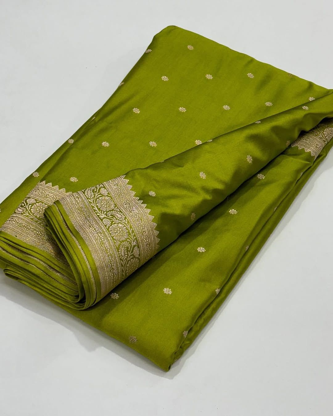 Banaras Mashru Katan Butta Saree