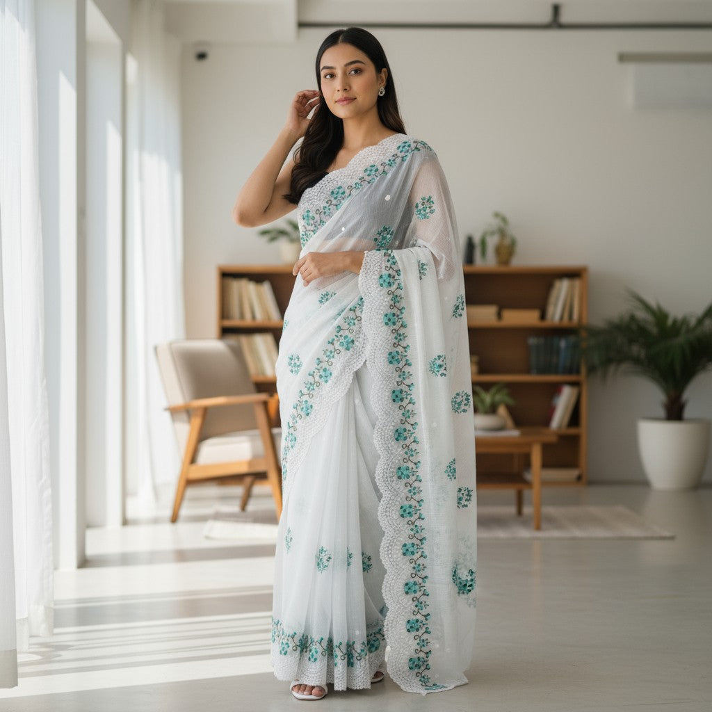 Pure Kota Doria Saree