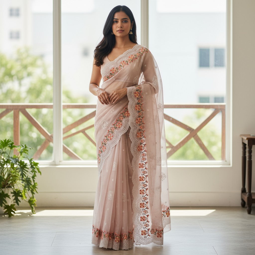 Pure Kota Doria Saree