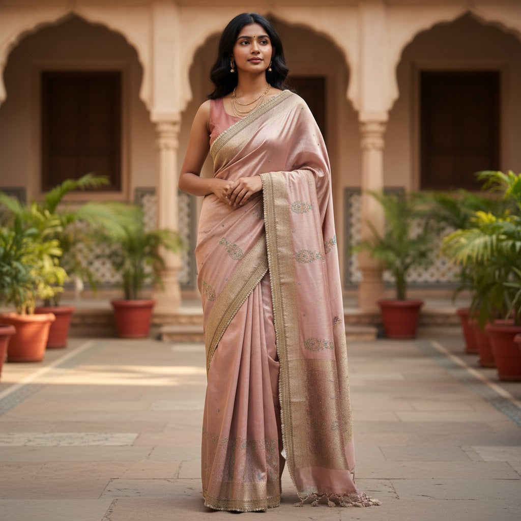 Banarasi Katan Tissue Silk Saree