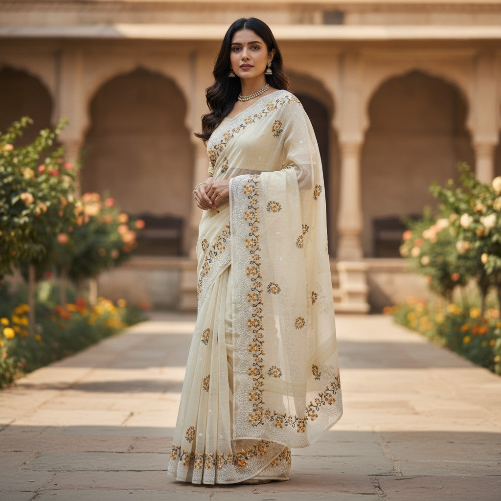 Pure Kota Doria Saree