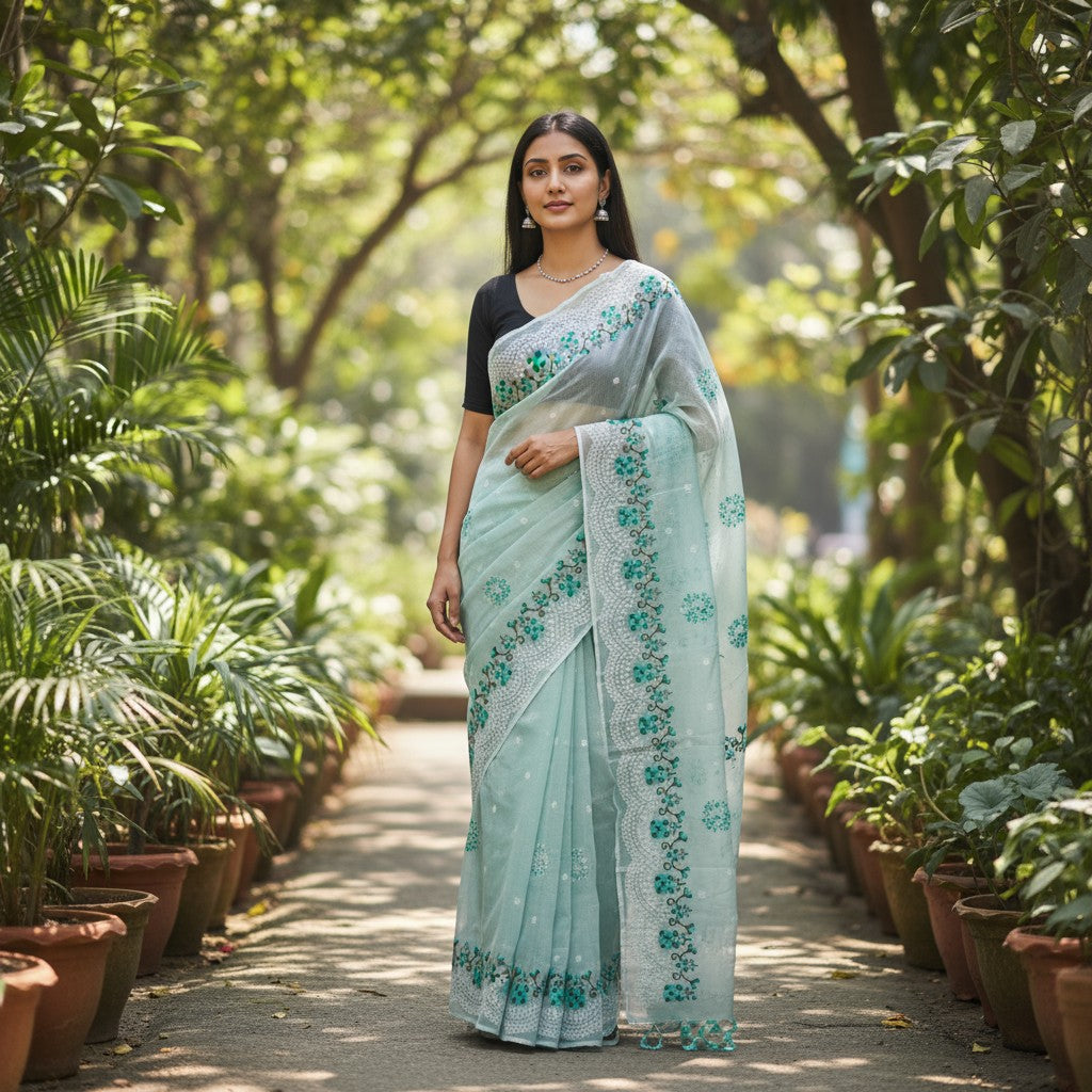 Pure Kota Doria Saree