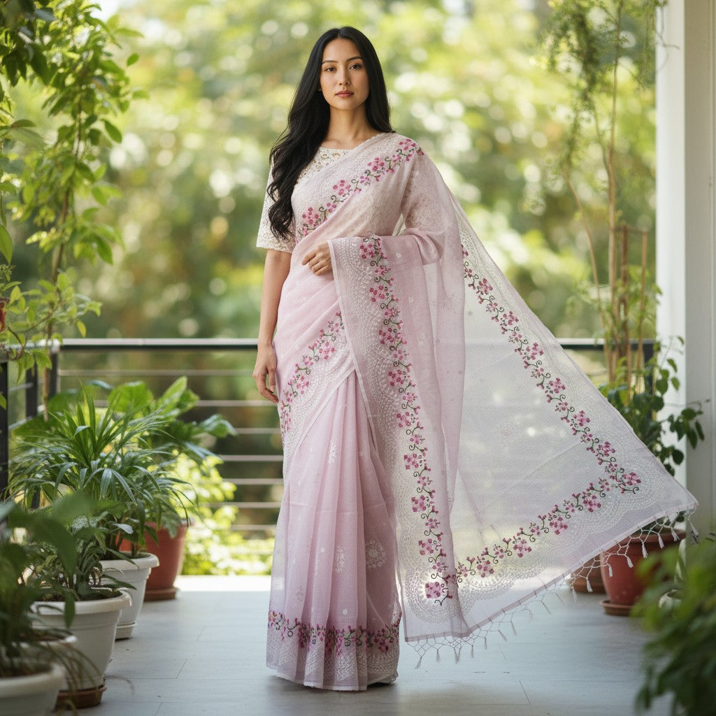 Pure Kota Doria Saree