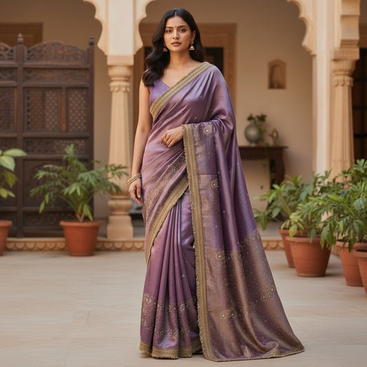 Banarasi Katan Tissue Silk Saree